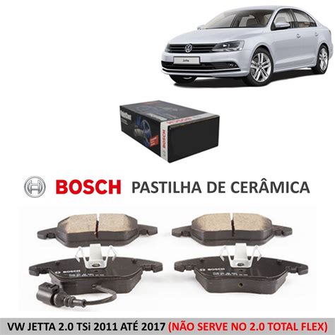 Pastilha Freio Dianteiro Bosch Volkswagen Jetta Tsi Submarino