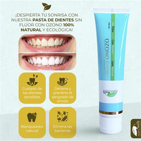 Pasta de Dientes Sin Flúor Natural 100 ml Cosmética Natural OZONO D OR