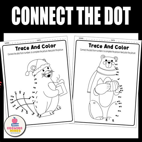 Fall Connect The Dots Dot To Dot Math Coloring Pages Activities