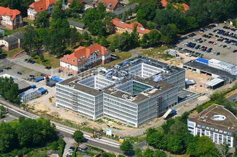 Potsdam aus der Vogelperspektive Neubau des Bundespolizeipräsidium am