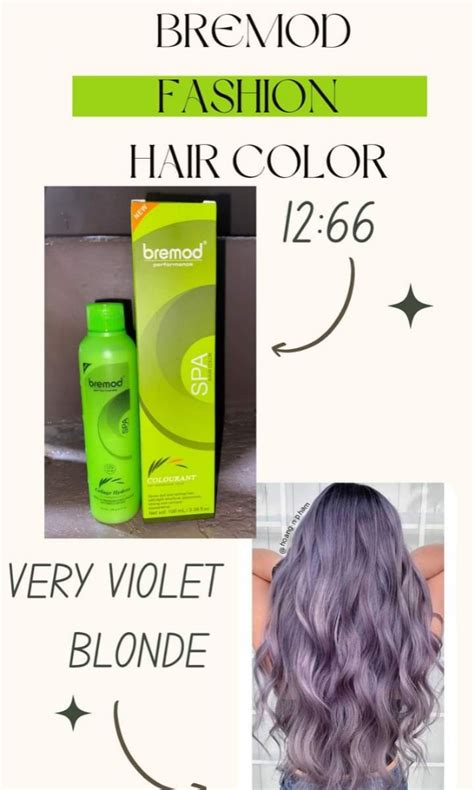 Bremod 12 66 Very Violet Blonde With Oxidizer Beauty Personal Care