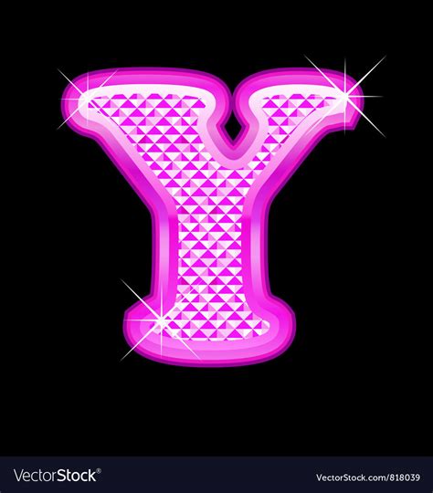 Letter Y Pink