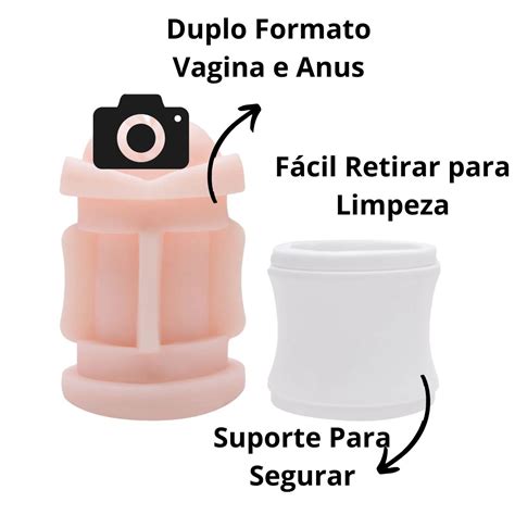 Masturbador Duplo Vagina E Ânus Cyber Vipmix Mercado Sex Produtos