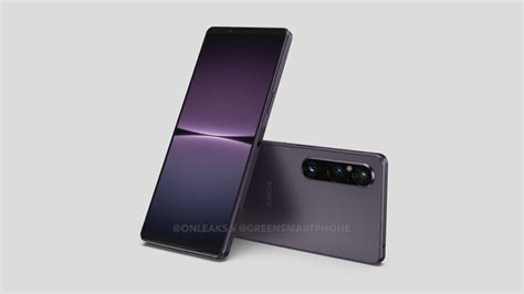 Sony Xperia 1 V: опубликованы рендеры и характеристики смартфона ...