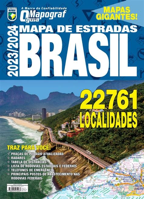 Guia Mapograf Mapa De Estradas Brasil 2023 2024 Gigante