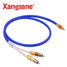Купить Xangsane Hifi 3,5 мм к 2RCA кабель Hi-end 4 ядра бескислородный ...