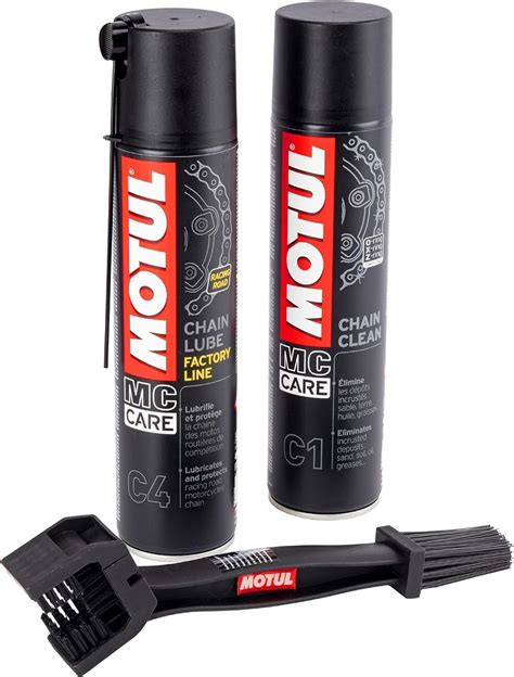 Motul Kit De Limpiador Lubricante Para Cadena C Ml Cepillo De