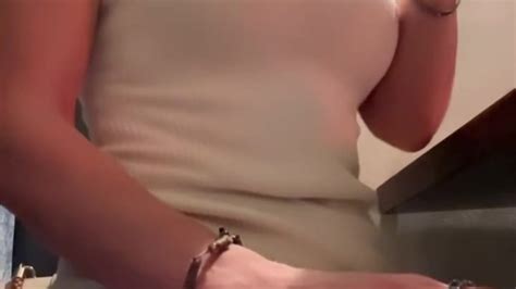 Hot Milf Touches Herself Under The Table In A Restaurant Public