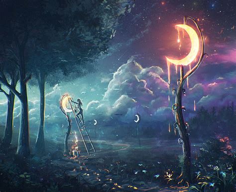 Sylar fantasy art moonlight clouds 1080P, 2K, 4K, 5K HD wallpapers free ...