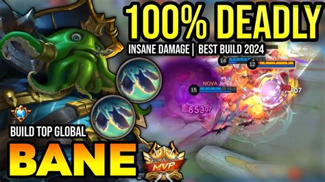 BANE BEST BUILD 2024 BUILD TOP GLOBAL BANE GAMEPLAY MOBILE LEGENDS