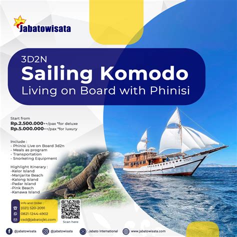 Sailing Komodo Living On Board With Phinisi 3D2N Tours PT Jabato