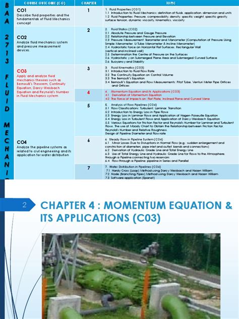 Chapter 4 Momentum Equation | PDF