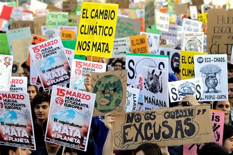 J Venes Todo El Mundo Se Manifestar N Ma Ana Contra Cambio Clim Tico