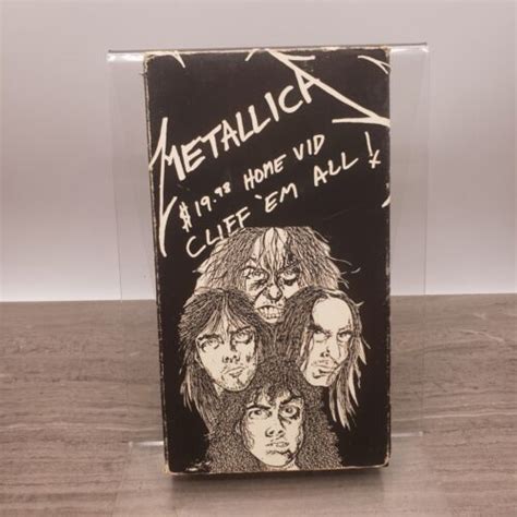 Metallica 19 98 Home Vid Cliff Em All VHS Tape EBay