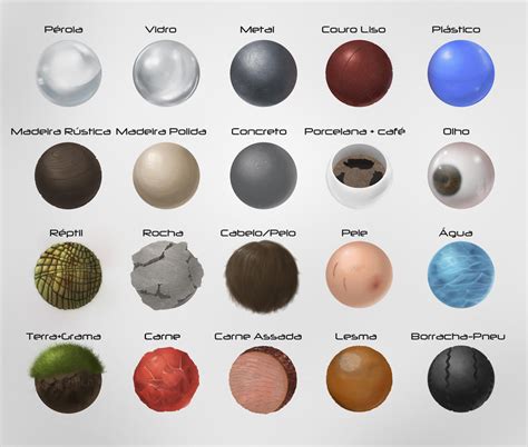 Material and Texture Study by pilehh on DeviantArt