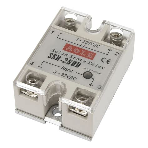 SSR 25DD H Einphasig DC Zu DC 25A 250VDC Solid State Relais 25DD SSR