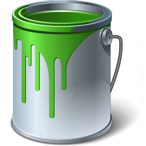 IconExperience » V-Collection » Paint Bucket Green Icon