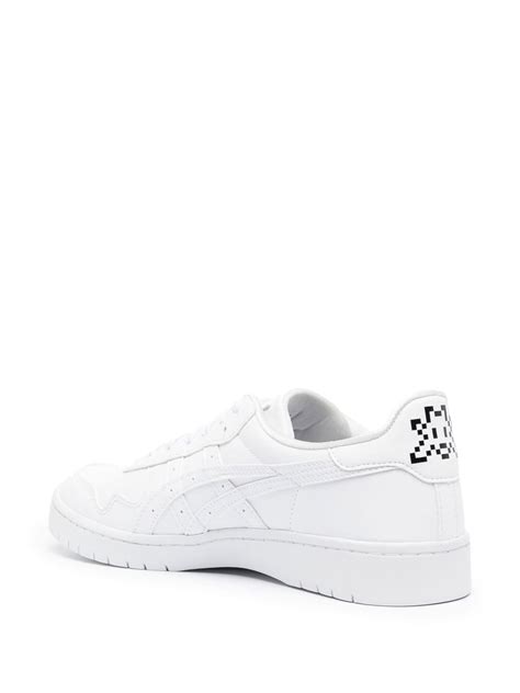 Comme Des Garçons Shirt Low Top Leather Sneakers White Farfetch