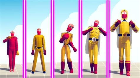 Evolution Of Saitama Totally Accurate Battle Simulator Tabs Youtube