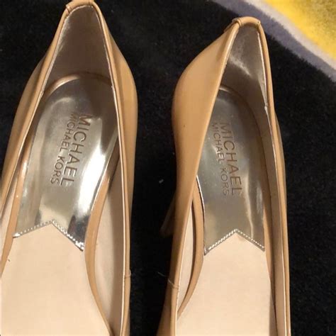 MICHAEL Michael Kors Shoes New Michael Kors Nude Patent Leather Pumps Poshmark