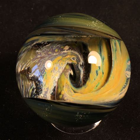 Handmade Modern Glass Marble By Fabien Jauget Aka Bombyx Mori Glass Glass Marbles