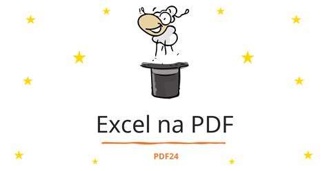 Konwertuj Excel na PDF - szybko, online, za darmo - PDF24