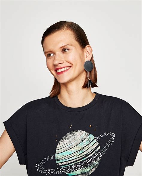 PLANET PRINT T SHIRT View All T SHIRTS WOMAN ZARA United States Girls