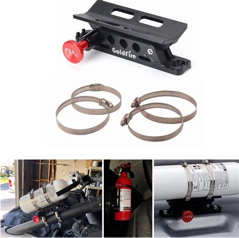 Quick Release Aluminum Fire Extinguisher Holder Mount Bracket Roll Bar