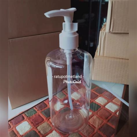 Jual Botol Ml Pet Plastik Bening Pump Lock Putih Kab Bekasi