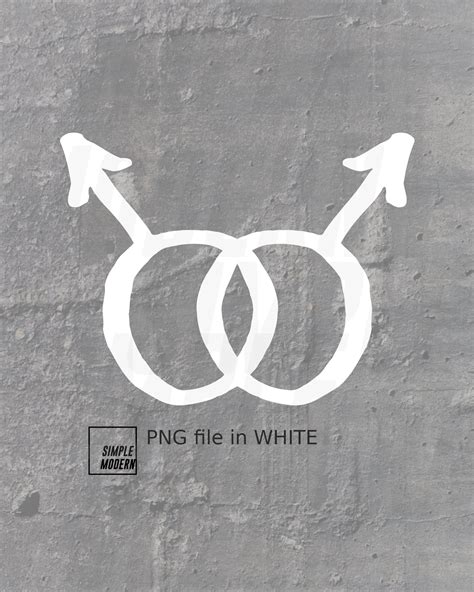 Homosexual Gay Symbol Vector Simple Modern Svg