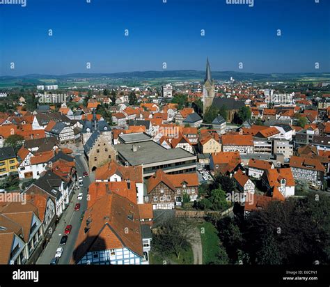 Stadtpanorama Altstadt Und Neustadt Rathaus Evangelische St