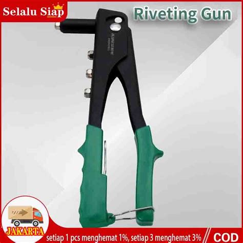 Jual 240mm Pistol Paku Keling Buta Satu Tangan Tunggal Paku Keling