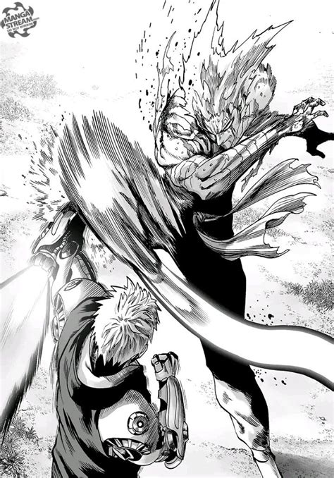 Garou Vs Genos One Punch Man Anime Arte Manga Dibujos