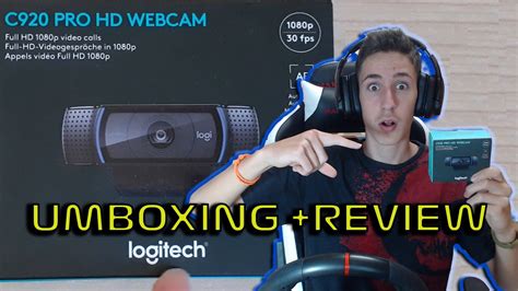 UMBOXING Y REVIEW WEBCAM LOGITECH C920 PRO DE LAS MEJORES WEBCAMS PARA