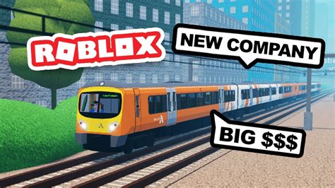 Building My Own Train Company In Roblox Youtube