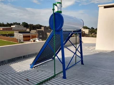 Termotanque Solar Presurizado 360 Lts Acero Inox Completo En Venta En