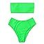 Amazon Omkagi Women S Pieces Bandeau Bikini Swimsuits Off Shoulder High Waist Bathing