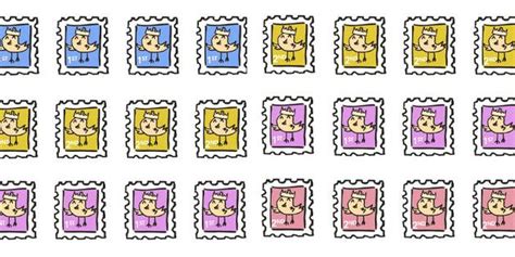 Pretend Printable Stamps