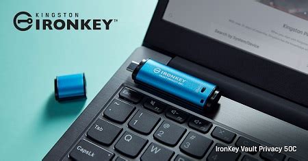 Kingston Ironkey Vault Privacy 50C USB C típusú hardveresen