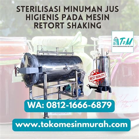 Sterilisasi Minuman Jus Kemasan Lebih Awet Tokomesinmurah