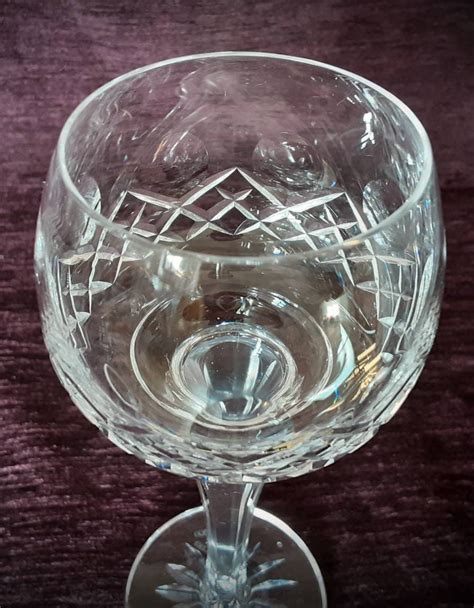 Wedgwood Crystal Hock Wine Glasses Set Of 4 7 12 Etsy