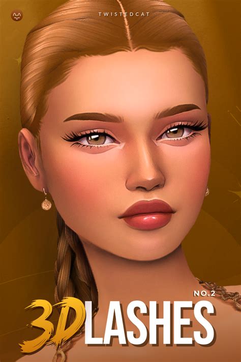 D Eyelashes No Twistedcat On Patreon Sims Sims Cc Makeup The