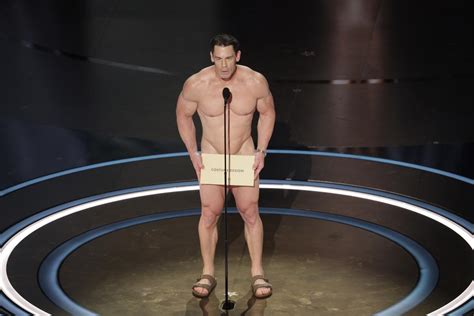 John Cena Presents Best Costume Design Award Nude Arise News