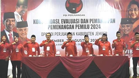 Panaskan Mesin PDI Perjuangan Jember Gelar Konsolidasi Dan Evaluasi