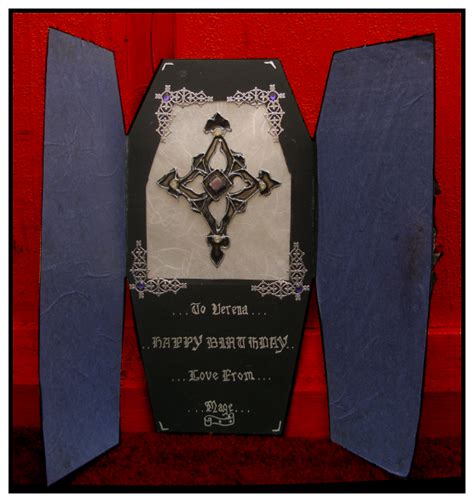 Front View Gothic Card By Blackrose1959 On Deviantart