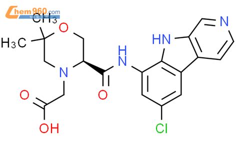 783349 03 1 S 2 5 6 氯 9H 吡啶并 3 4 B 吲哚 8 基 氨基羰基 2 2 二甲基吗啉代 乙酸CAS号