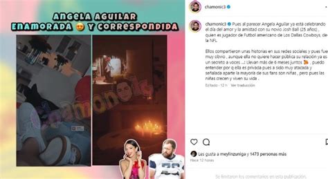 Ángela Aguilar celebra con su novio Josh Ball Día del amor