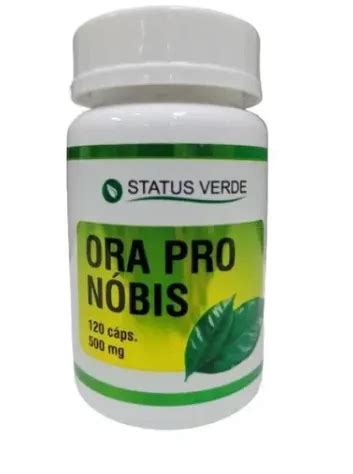 Ora Pro Nóbis 500mg 120 Cápsulas Status Verde