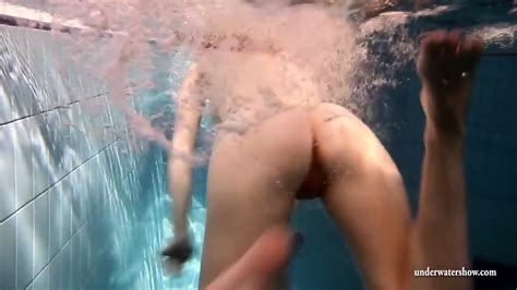 Big Tits Brunette Mia Underwater Naked Petite Mia