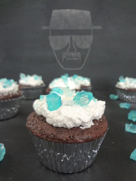 Breaking Bads Blue Crystal” Cupcakes One Ingredient Chef